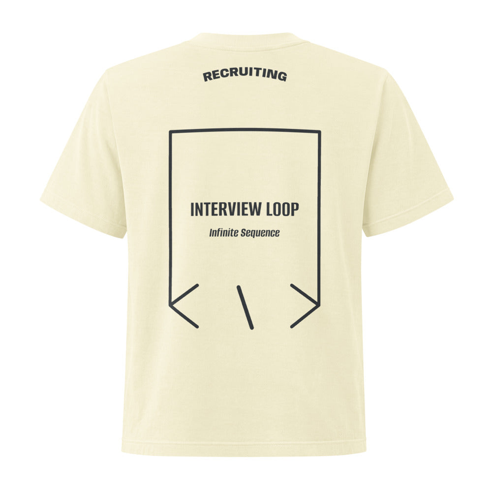 Interview Loop — Buttermilk Washed Black back mockup