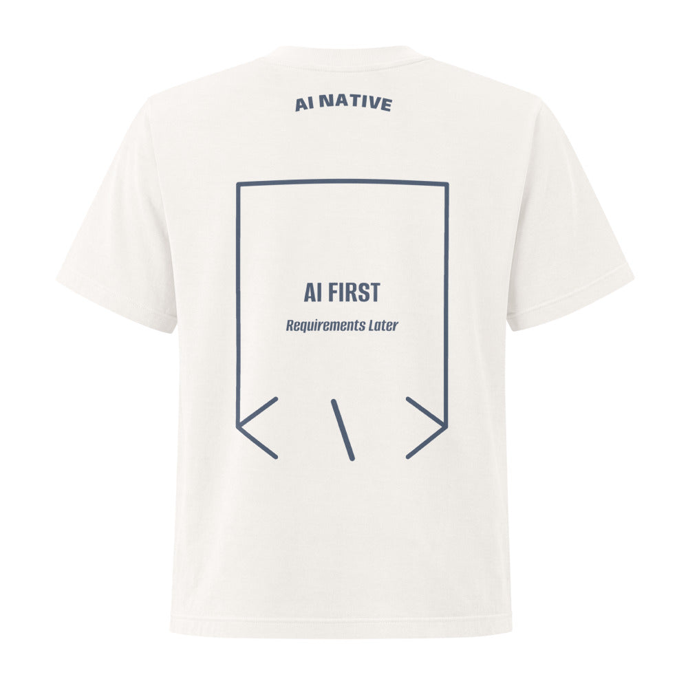 AI First — Vintage White Washed Navy back mockup