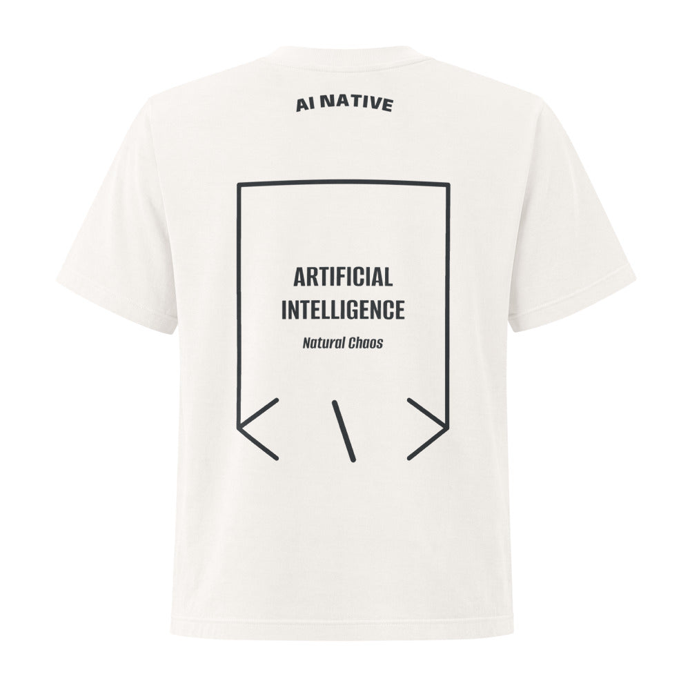 Artificial Intelligence — Vintage White Washed Black back mockup