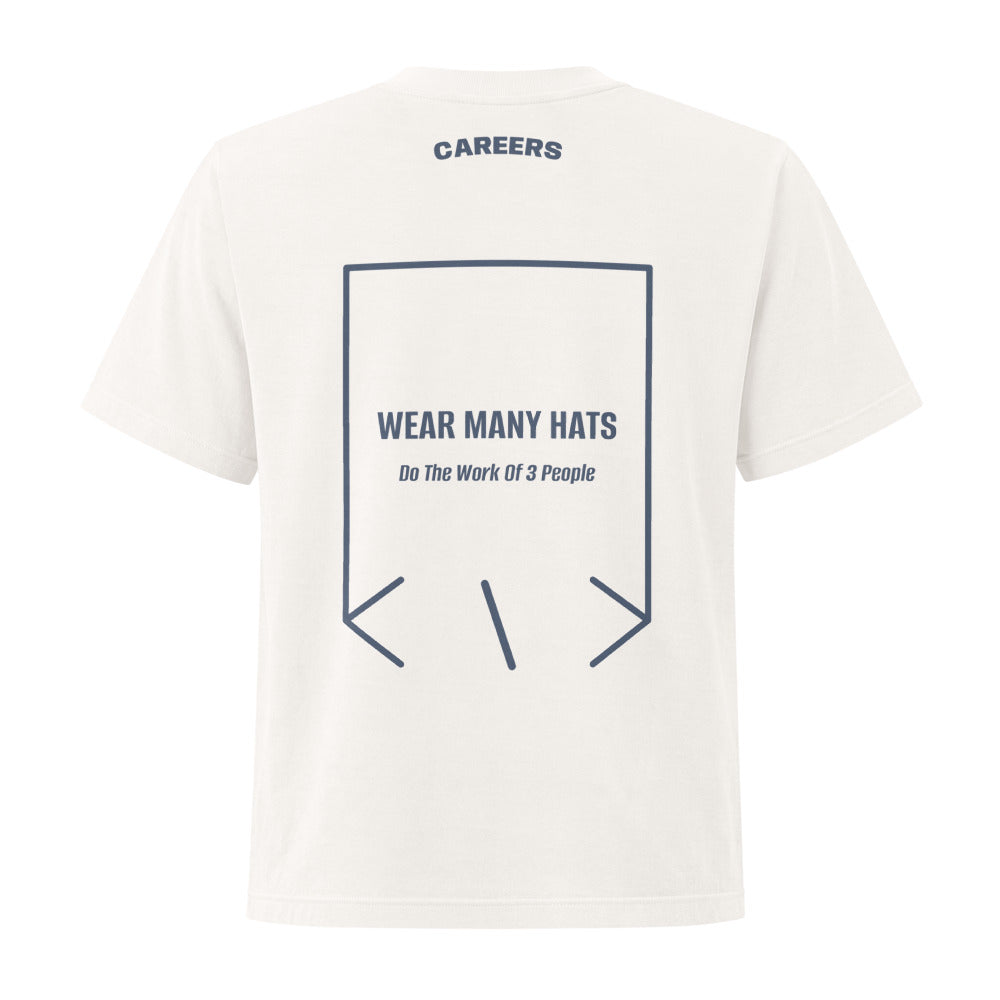 Wear Many Hats — Vintage White Washed Navy back mockup