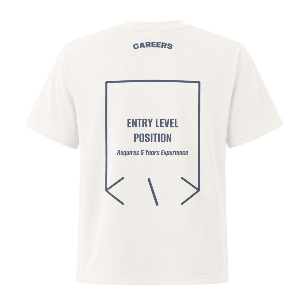 Entry Level Position — Vintage White Washed Navy back mockup
