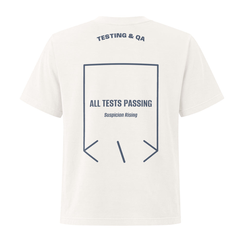 All Tests Passing — Vintage White Washed Navy back mockup