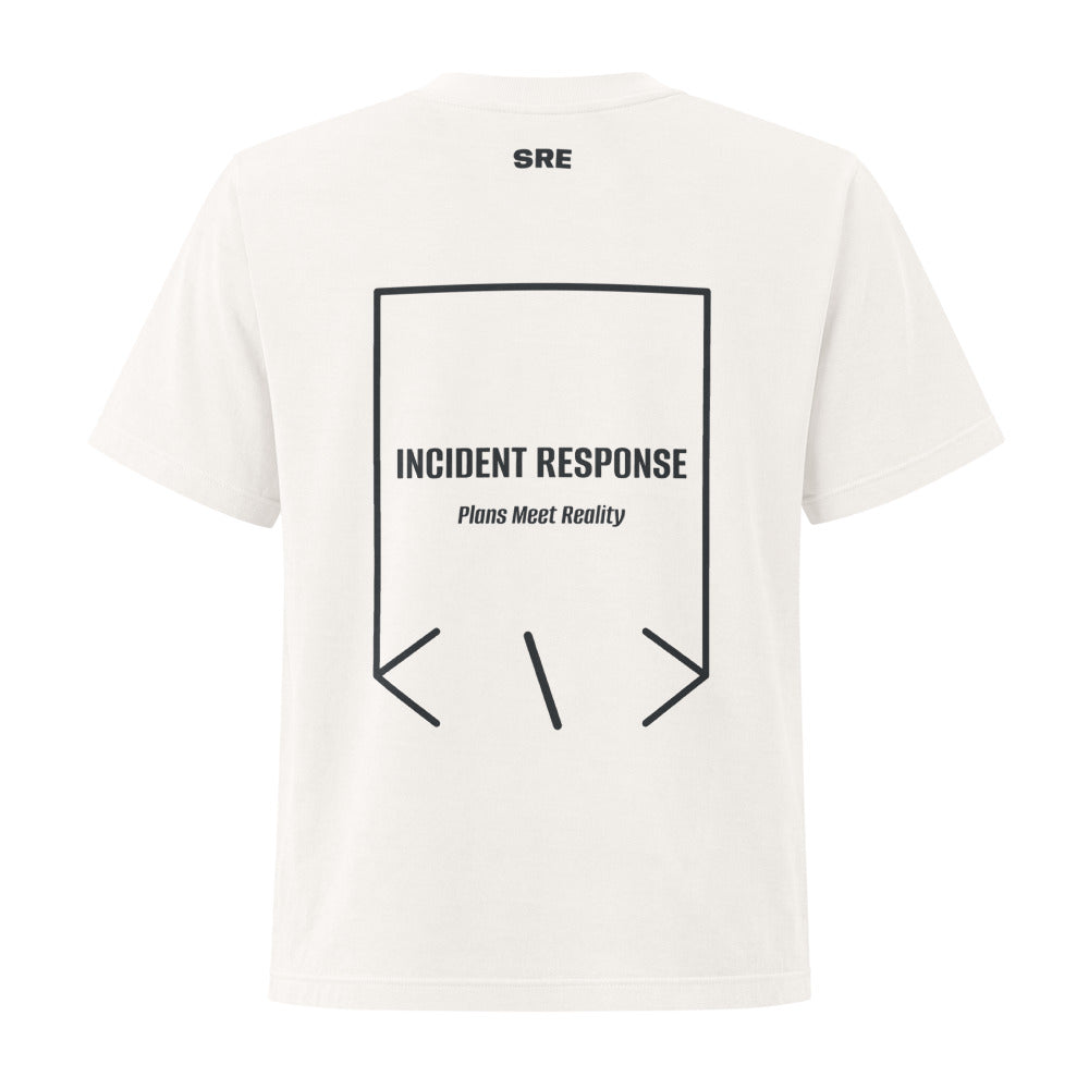 Incident Response — Vintage White Washed Black back mockup