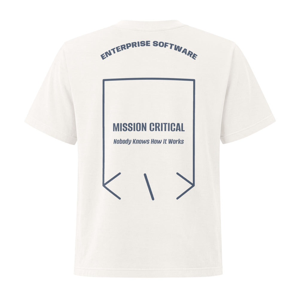 Mission Critical — secondary back mockup