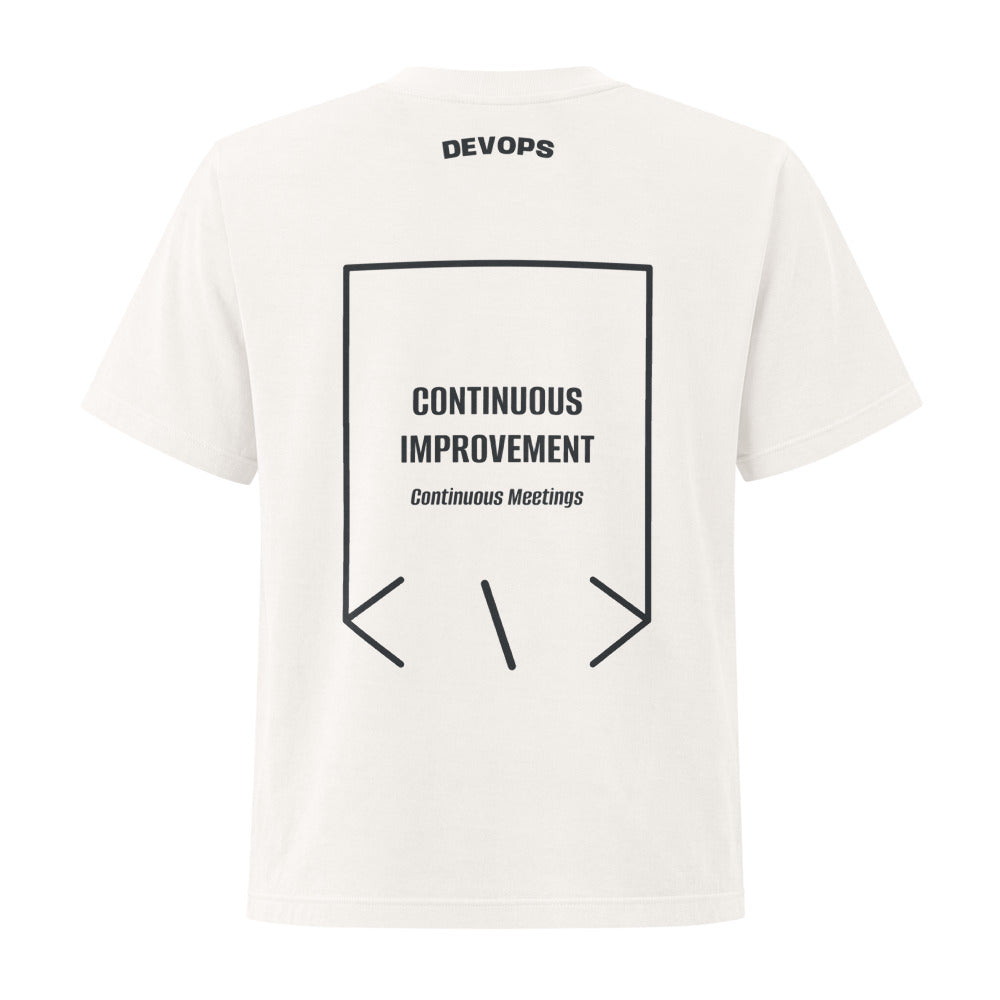 Continuous Improvement — Vintage White Washed Black back mockup