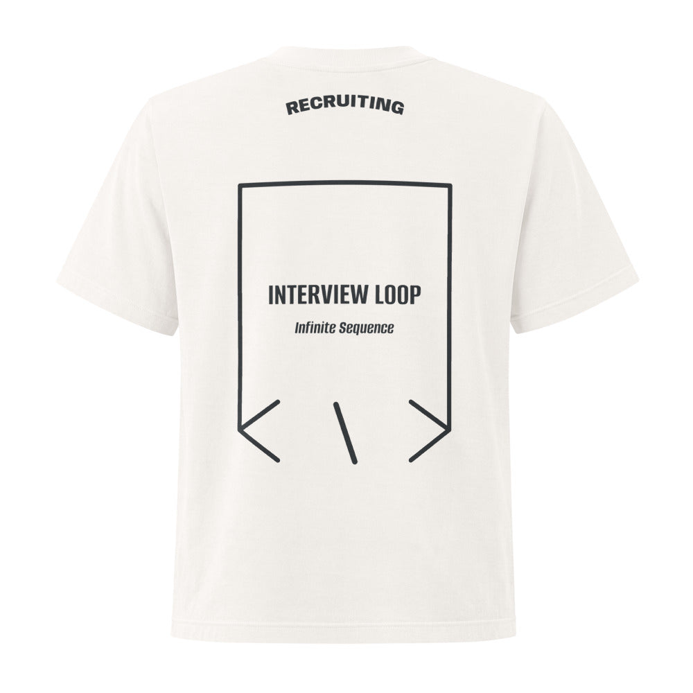 Interview Loop — Vintage White Washed Black back mockup