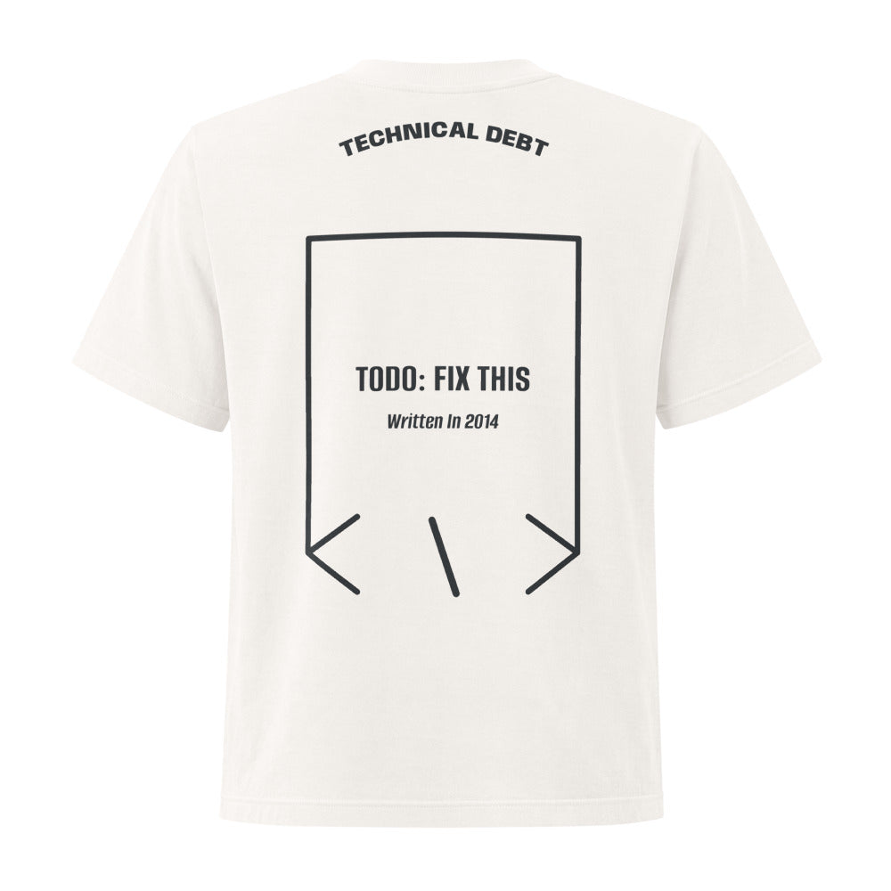 TODO: Fix This — Vintage White Washed Black back mockup