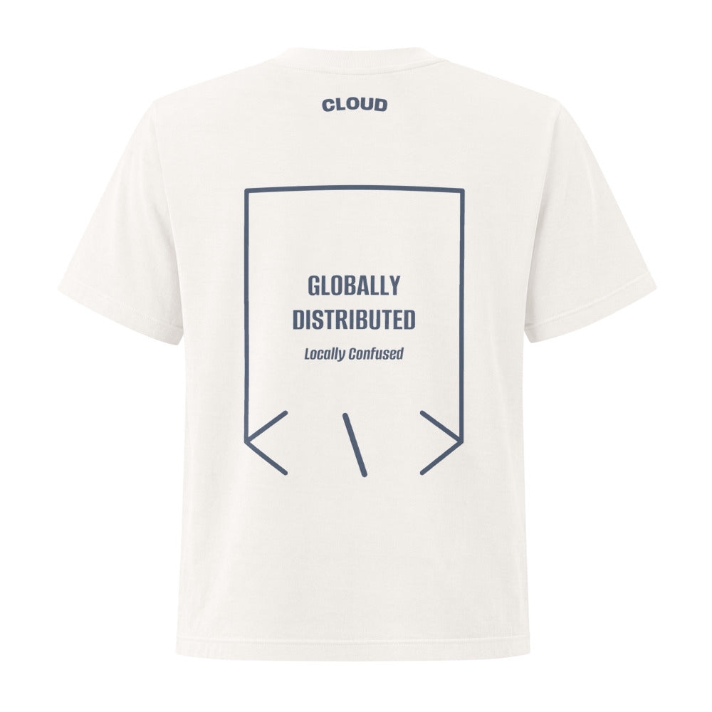 Globally Distributed — Vintage White Washed Navy back mockup