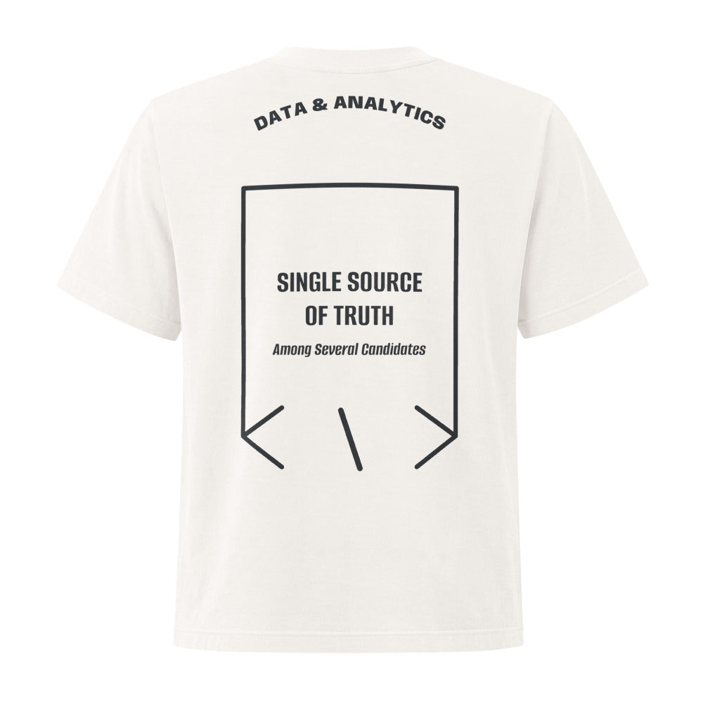 Single Source Of Truth — Vintage White Washed Black back mockup