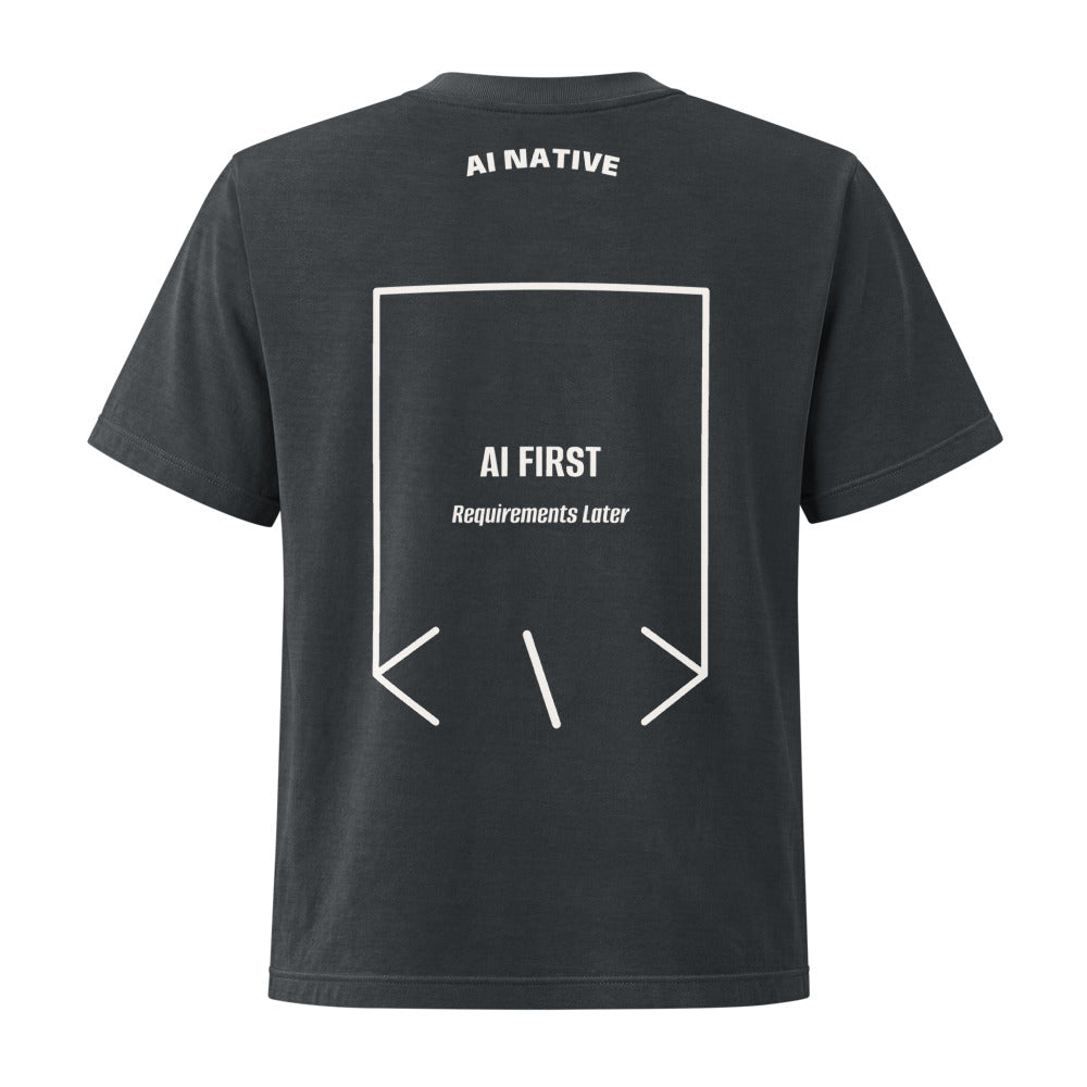 AI First — secondary back mockup