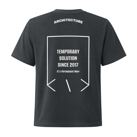 Temporary Solution Since 2017 — secondary back mockup