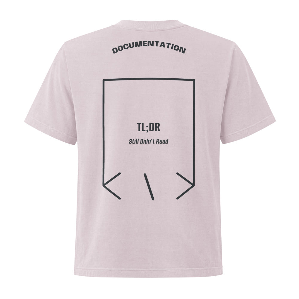 TL;DR — Washed Lavender Washed Black back mockup