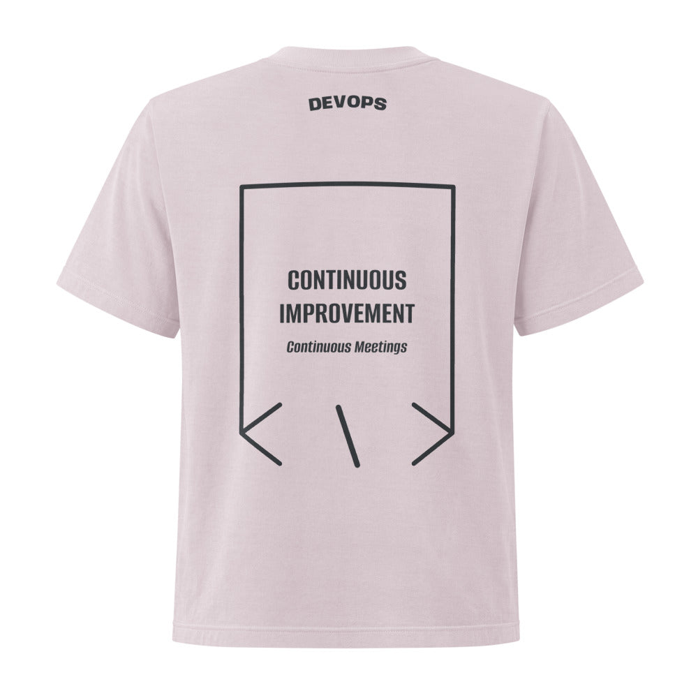 Continuous Improvement — Washed Lavender Washed Black back mockup