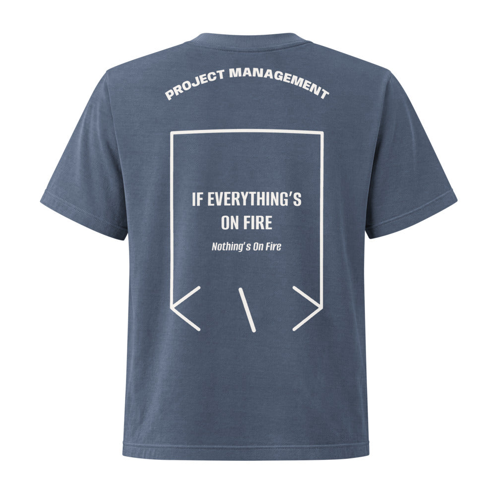If Everything’s On Fire — Washed Navy Vintage White back mockup