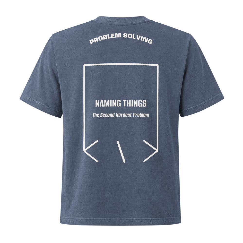 Naming Things — Washed Navy Vintage White back mockup