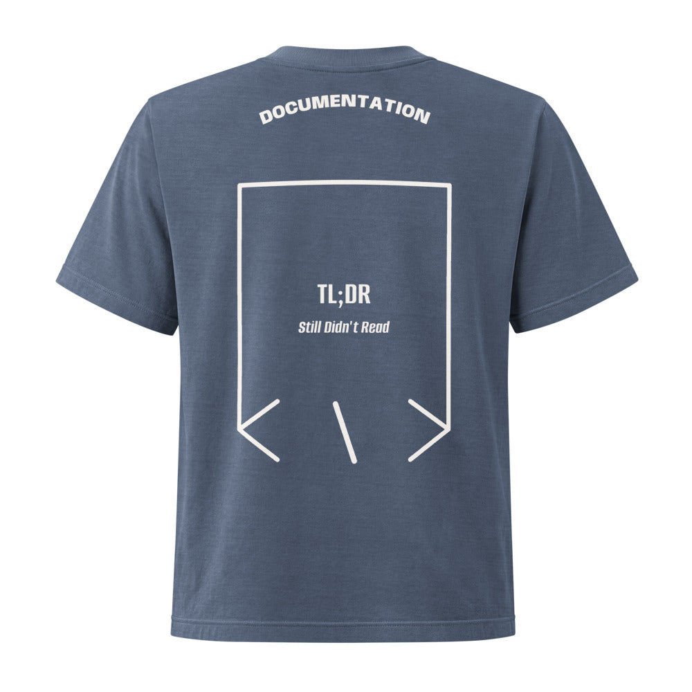 TL;DR — Washed Navy Vintage White back mockup