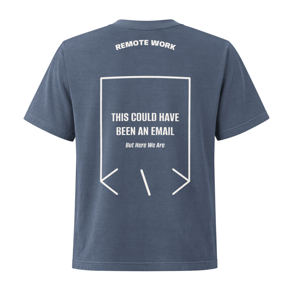 This Could Have Been An Email — Washed Navy Vintage White back mockup