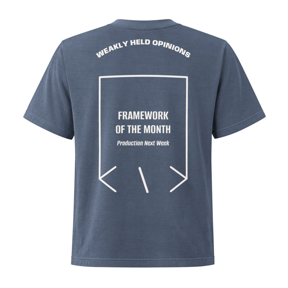 Framework Of The Month — Washed Navy Vintage White back mockup