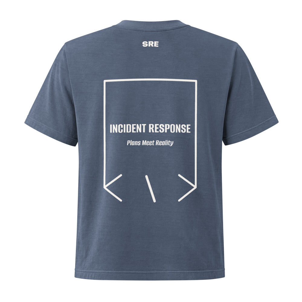 Incident Response — Washed Navy Vintage White back mockup