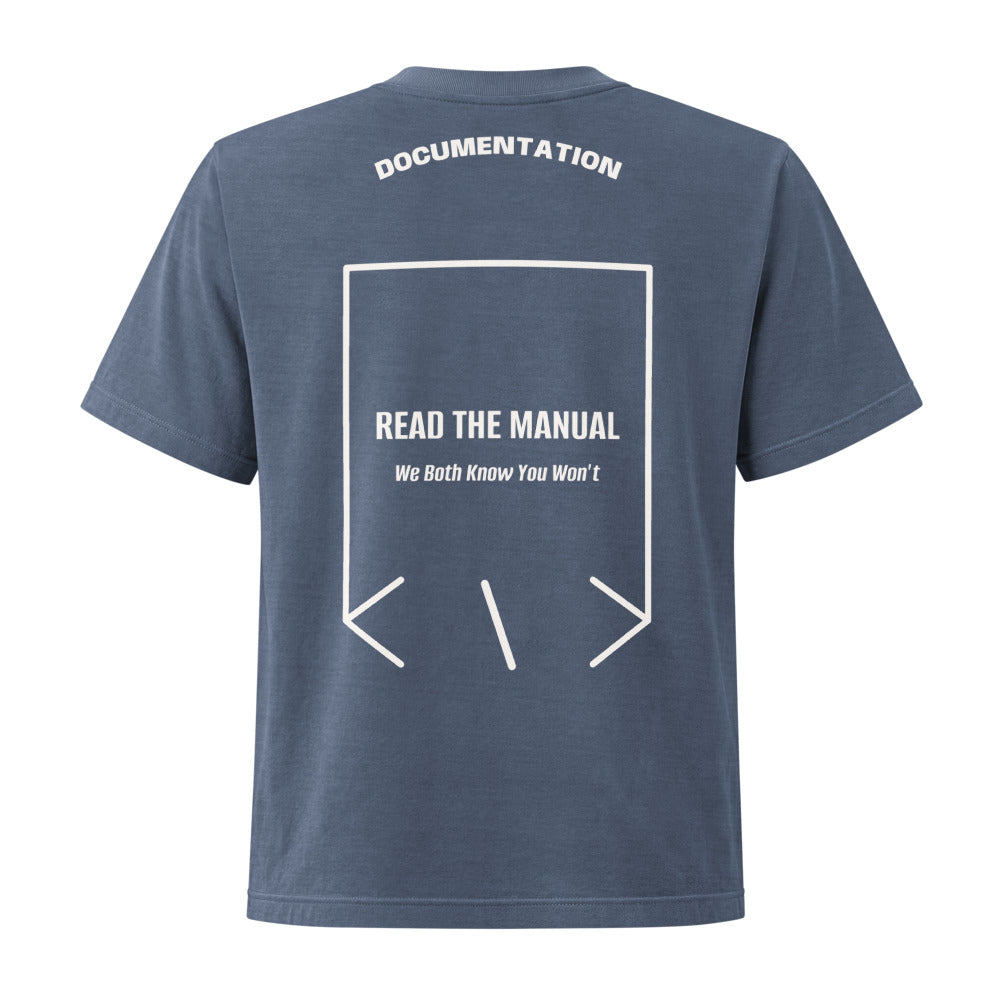 Read The Manual — secondary back mockup