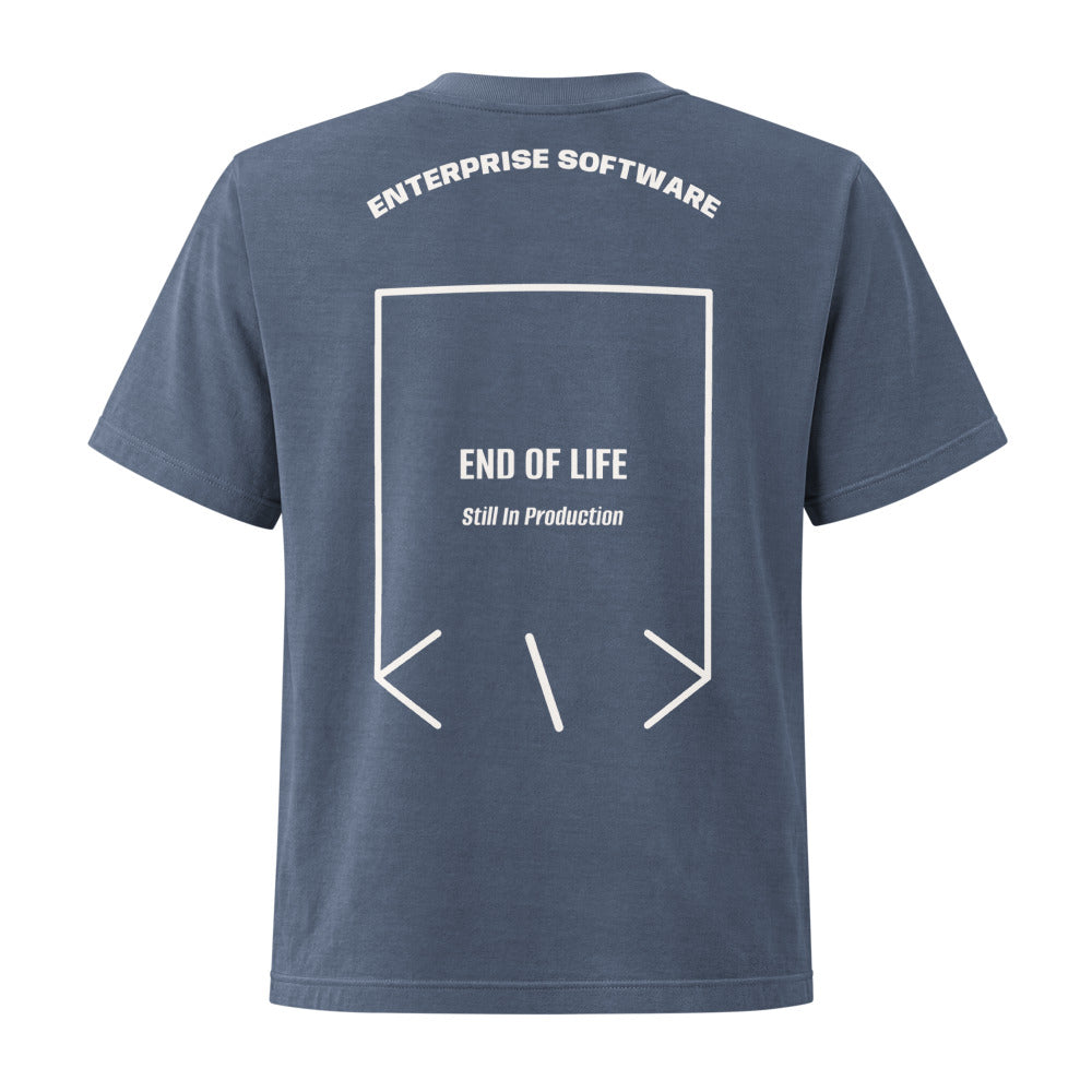 End Of Life — Washed Navy Vintage White back mockup