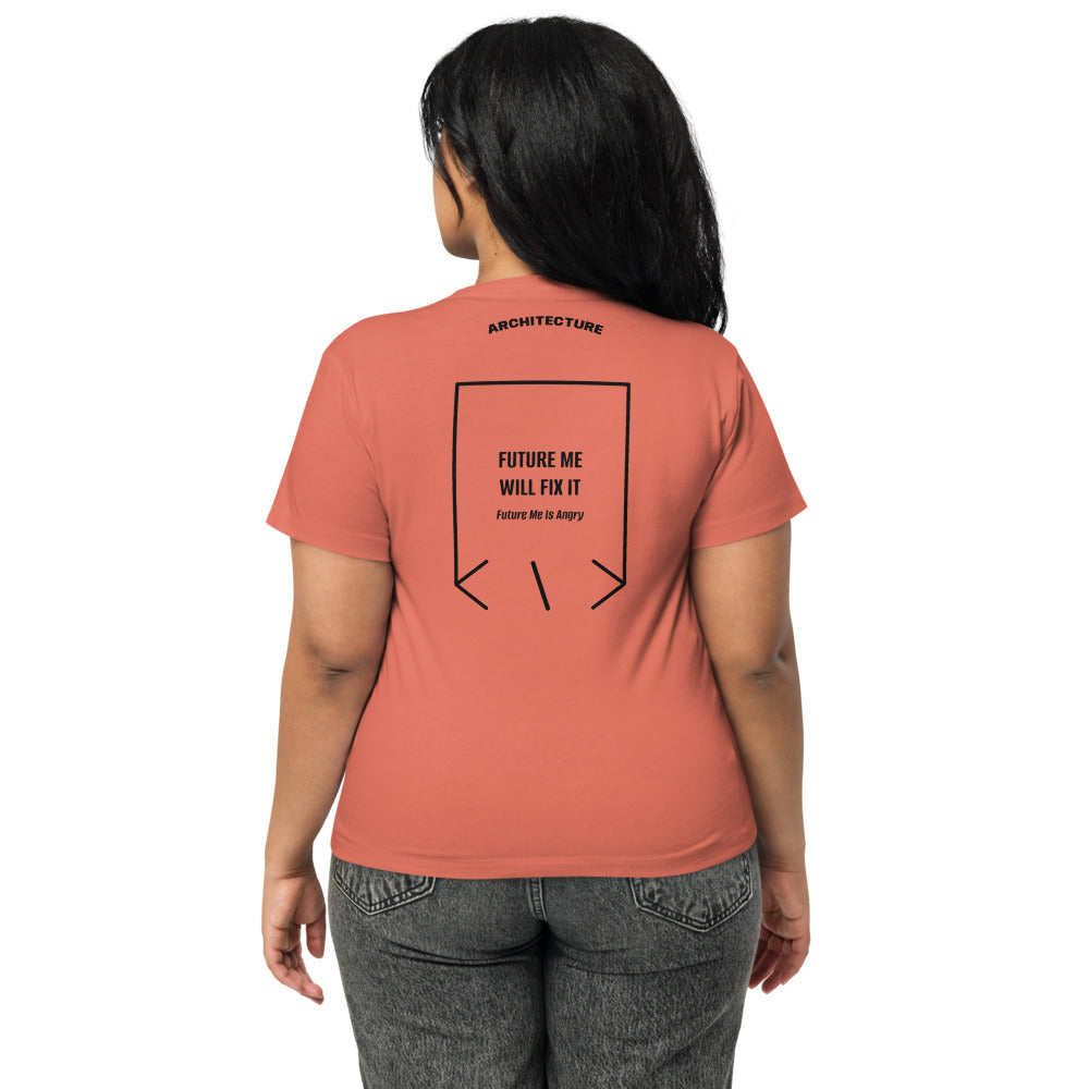 Future Me Will Fix It — Red Sorbet Black back mockup