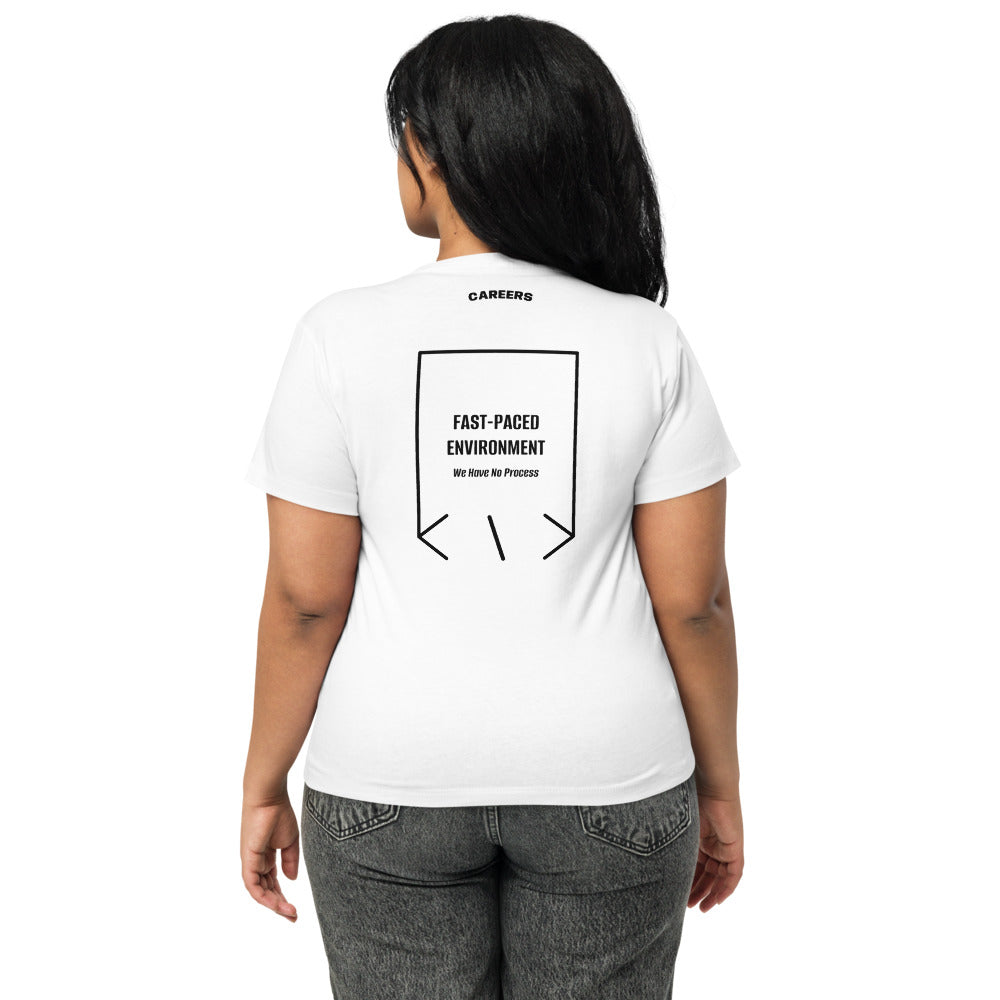 Fast-Paced Environment — White Black back mockup