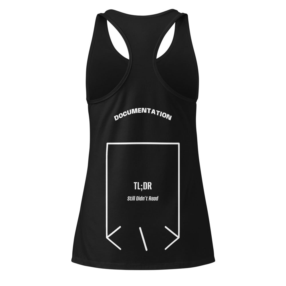 TL;DR — Black White back mockup