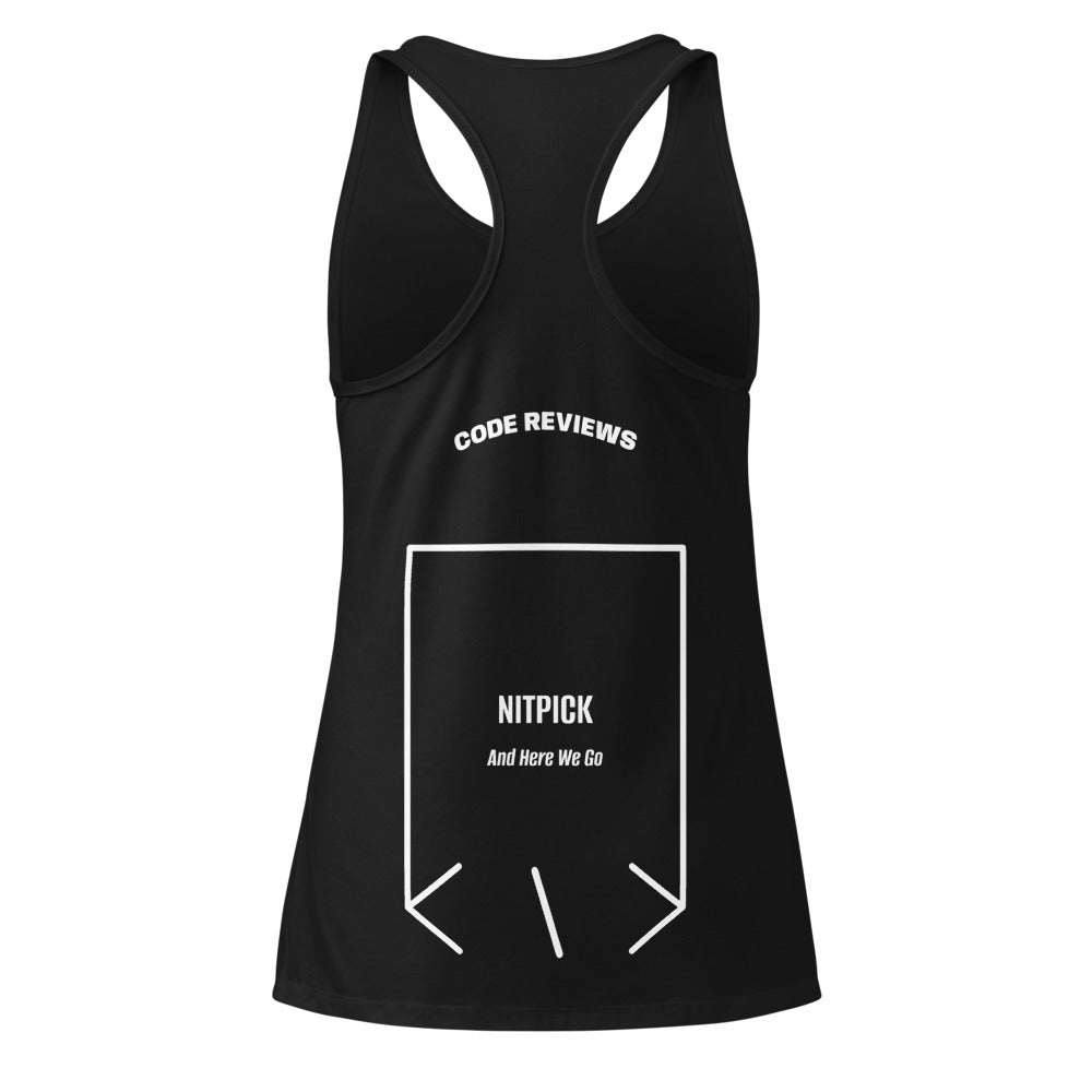 Nitpick — Black White back mockup