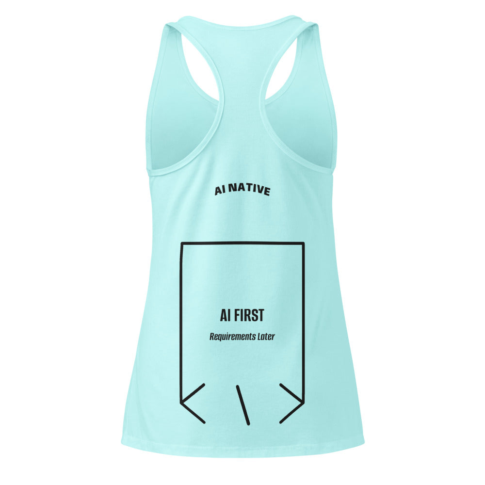 AI First — secondary back mockup