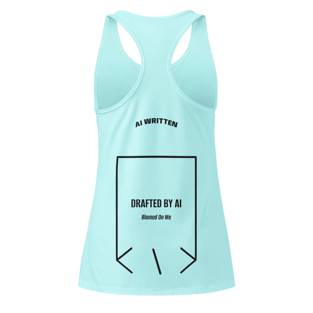 Drafted By AI — Cancun Black back mockup
