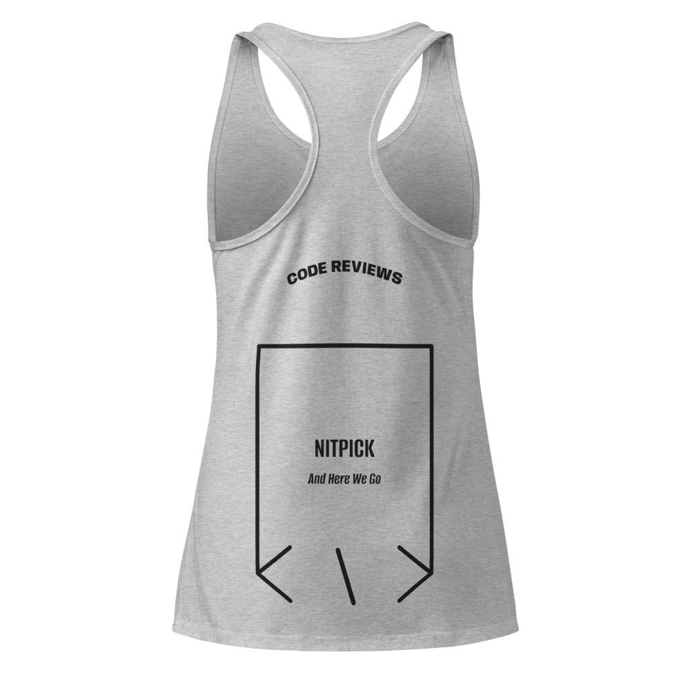 Nitpick — Heather Gray Black back mockup