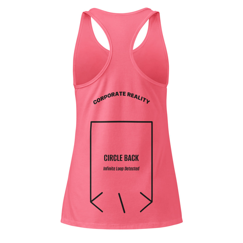 Circle Back — Hot Pink Black back mockup