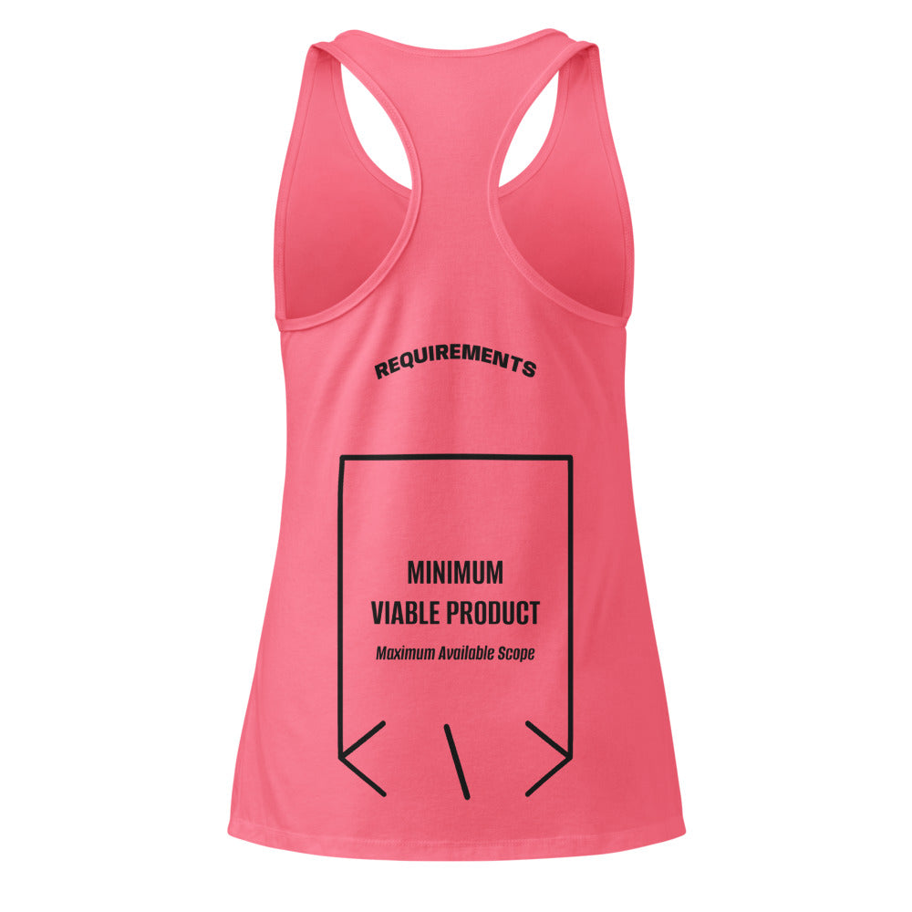 Minimum Viable Product — Hot Pink Black back mockup