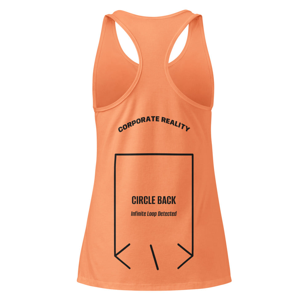 Circle Back — Light Orange Black back mockup