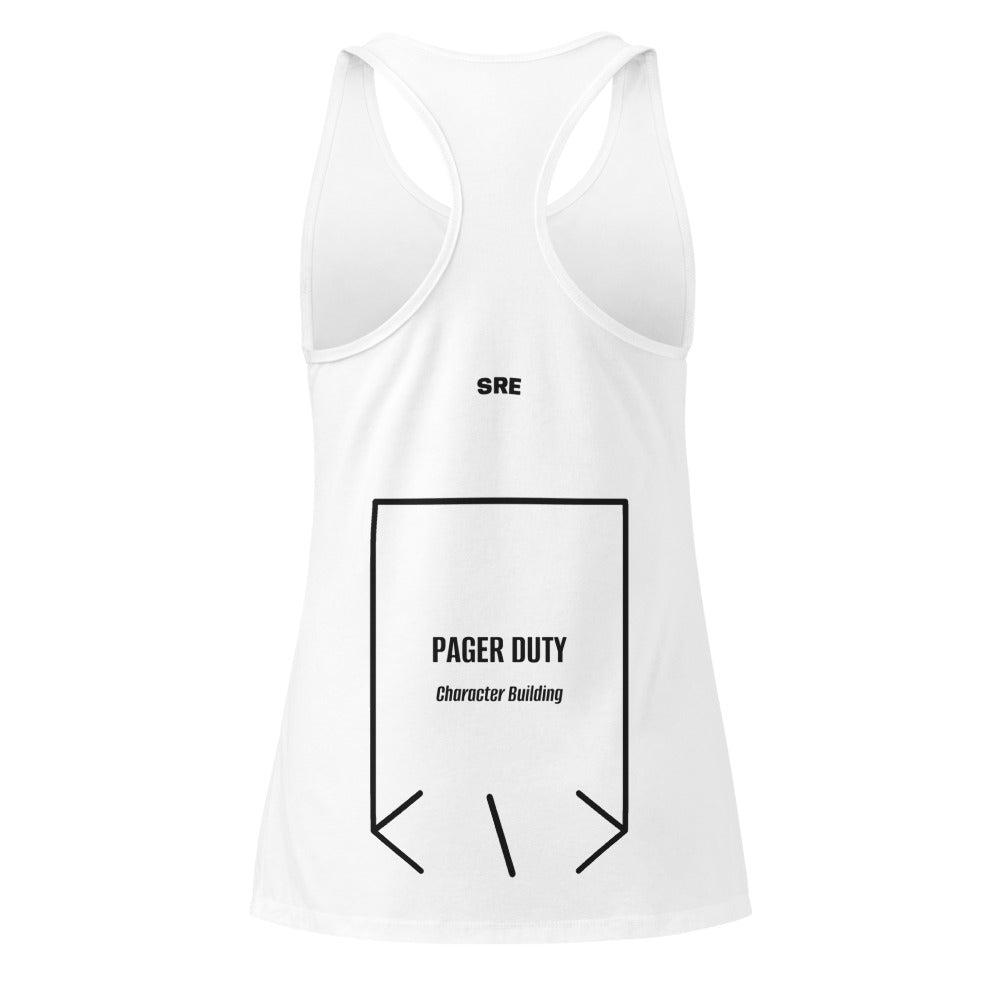 Pager Duty — White Black back mockup