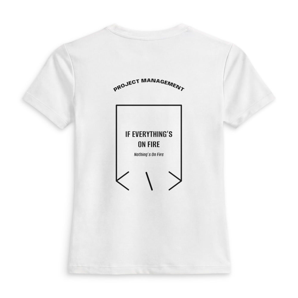 If Everything’s On Fire — White Black back mockup