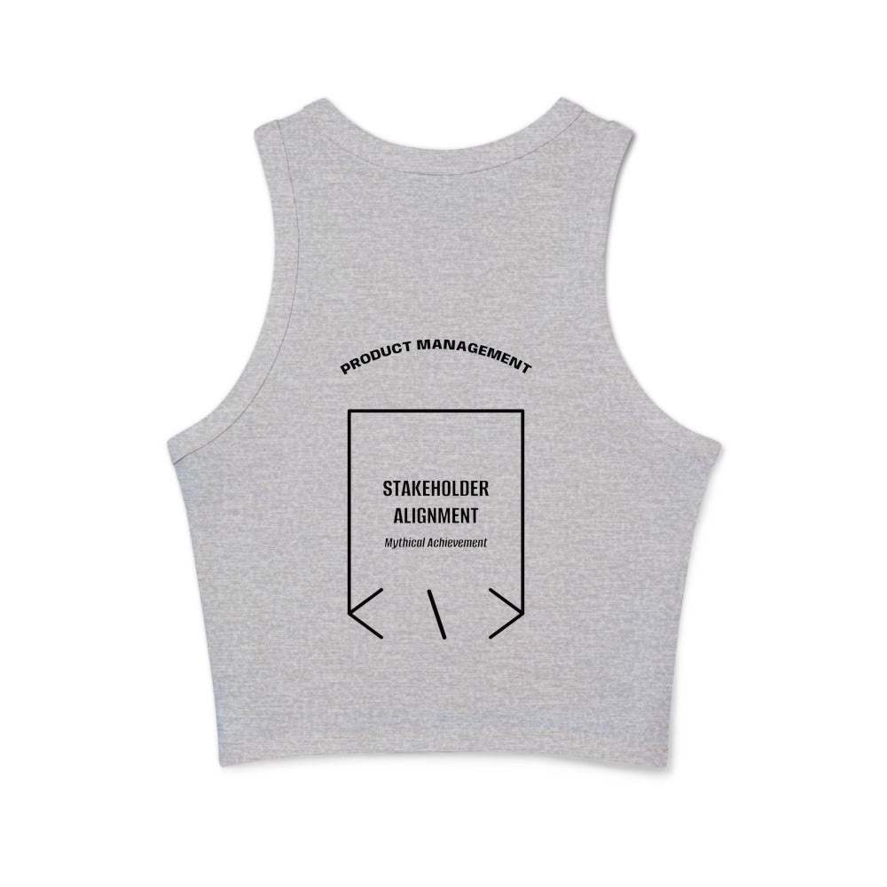Stakeholder Alignment — Athletic Heather Solid Black Blend back mockup