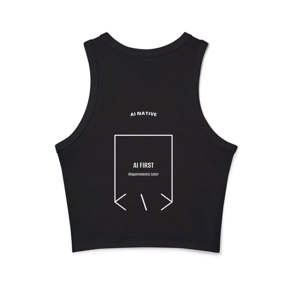 AI First — secondary back mockup