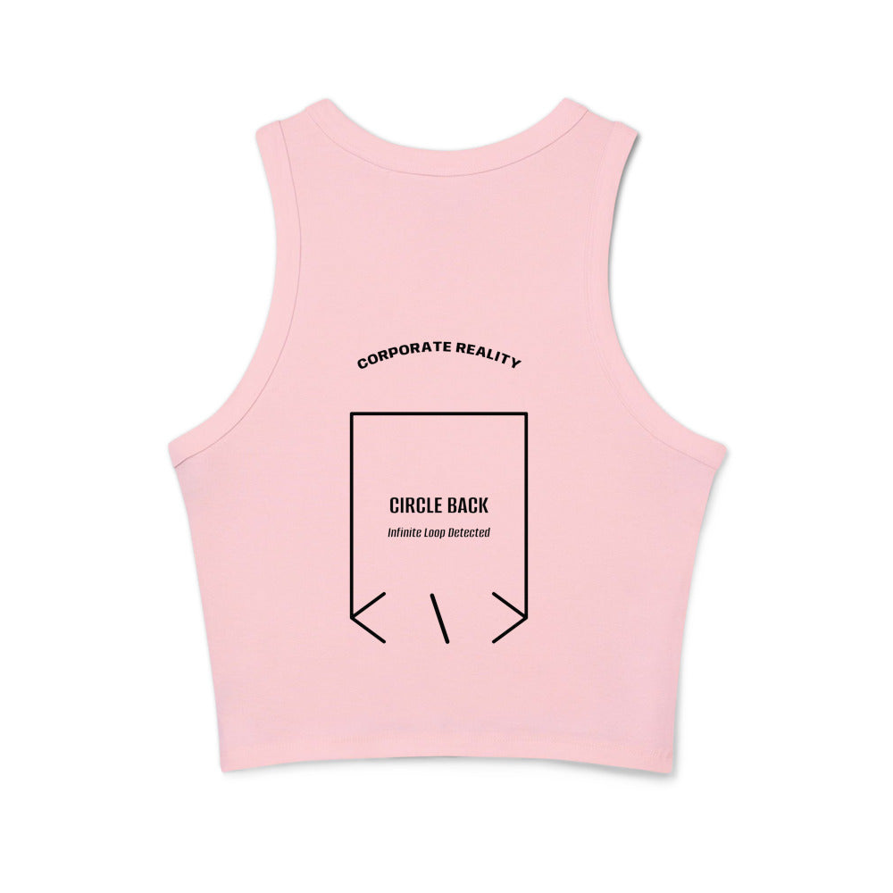 Circle Back — Solid Pink Blend Solid Black Blend back mockup
