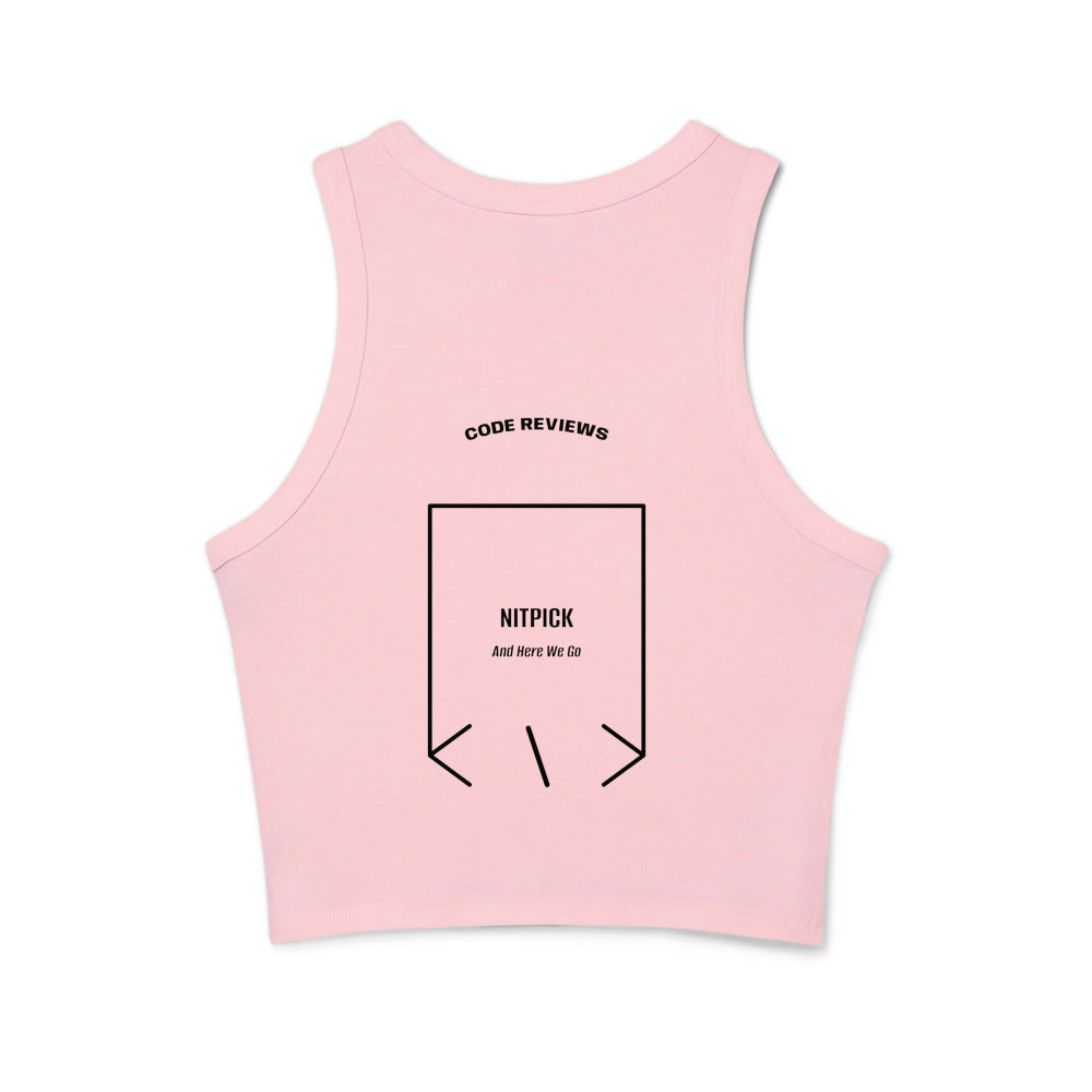 Nitpick — Solid Pink Blend Solid Black Blend back mockup