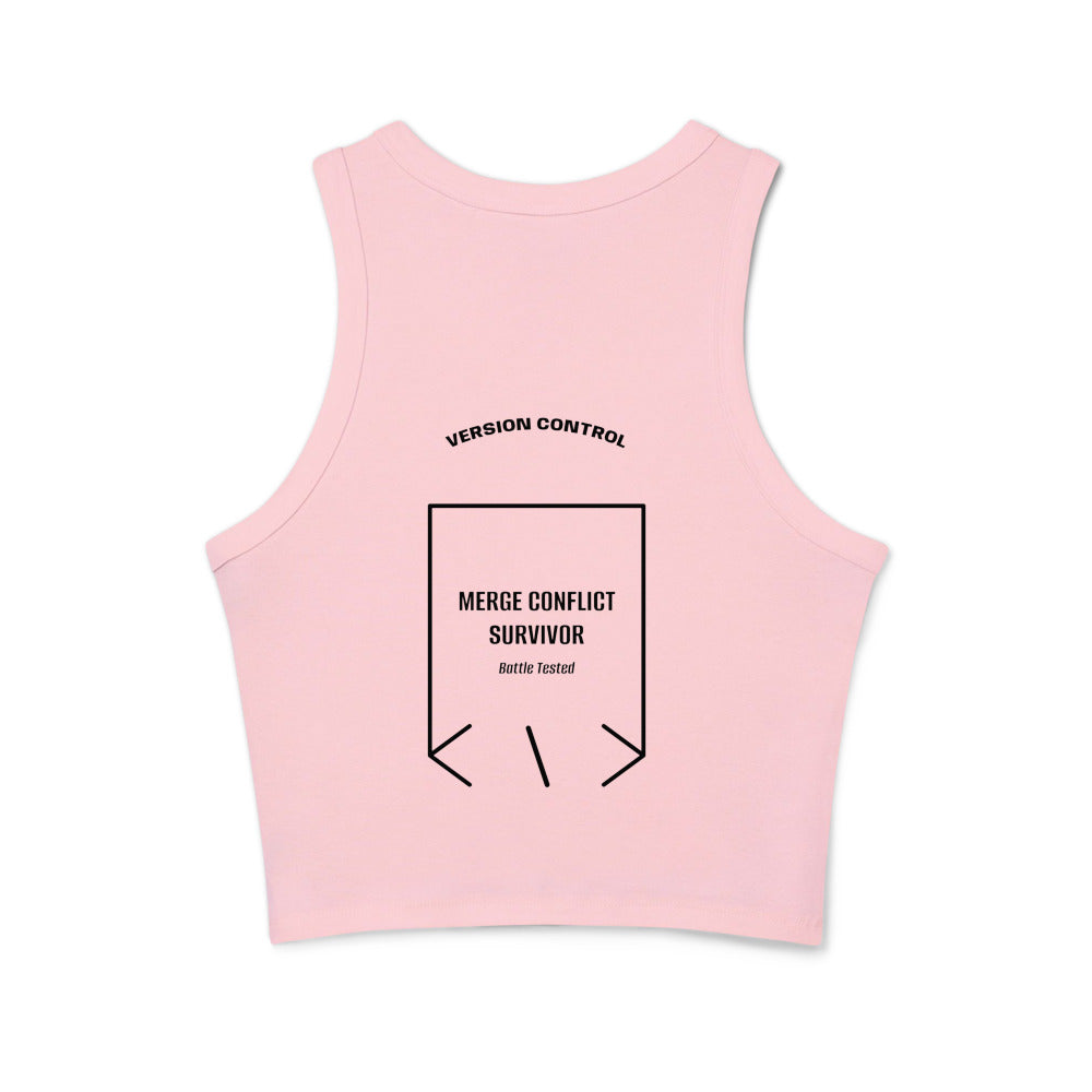 Merge Conflict Survivor — secondary back mockup