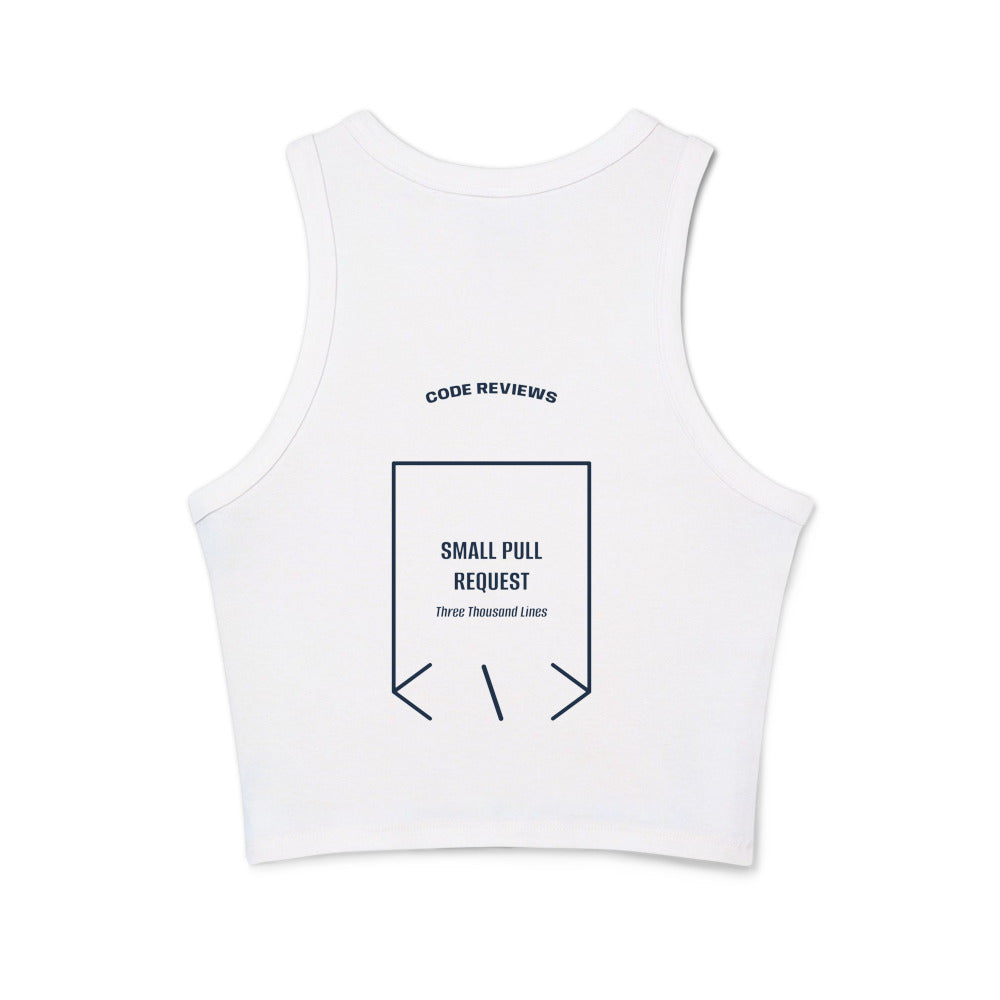 Small Pull Request — Solid White Blend Solid Navy Blend back mockup