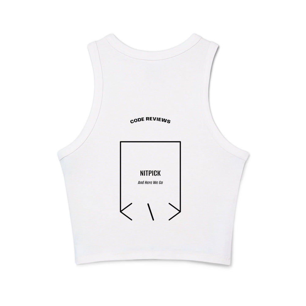 Nitpick — Solid White Blend Solid Black Blend back mockup