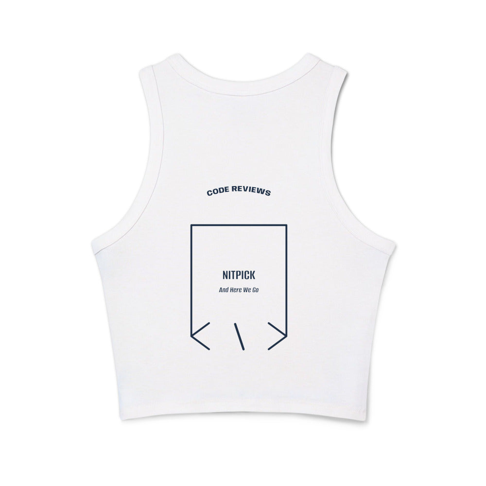 Nitpick — Solid White Blend Solid Navy Blend back mockup