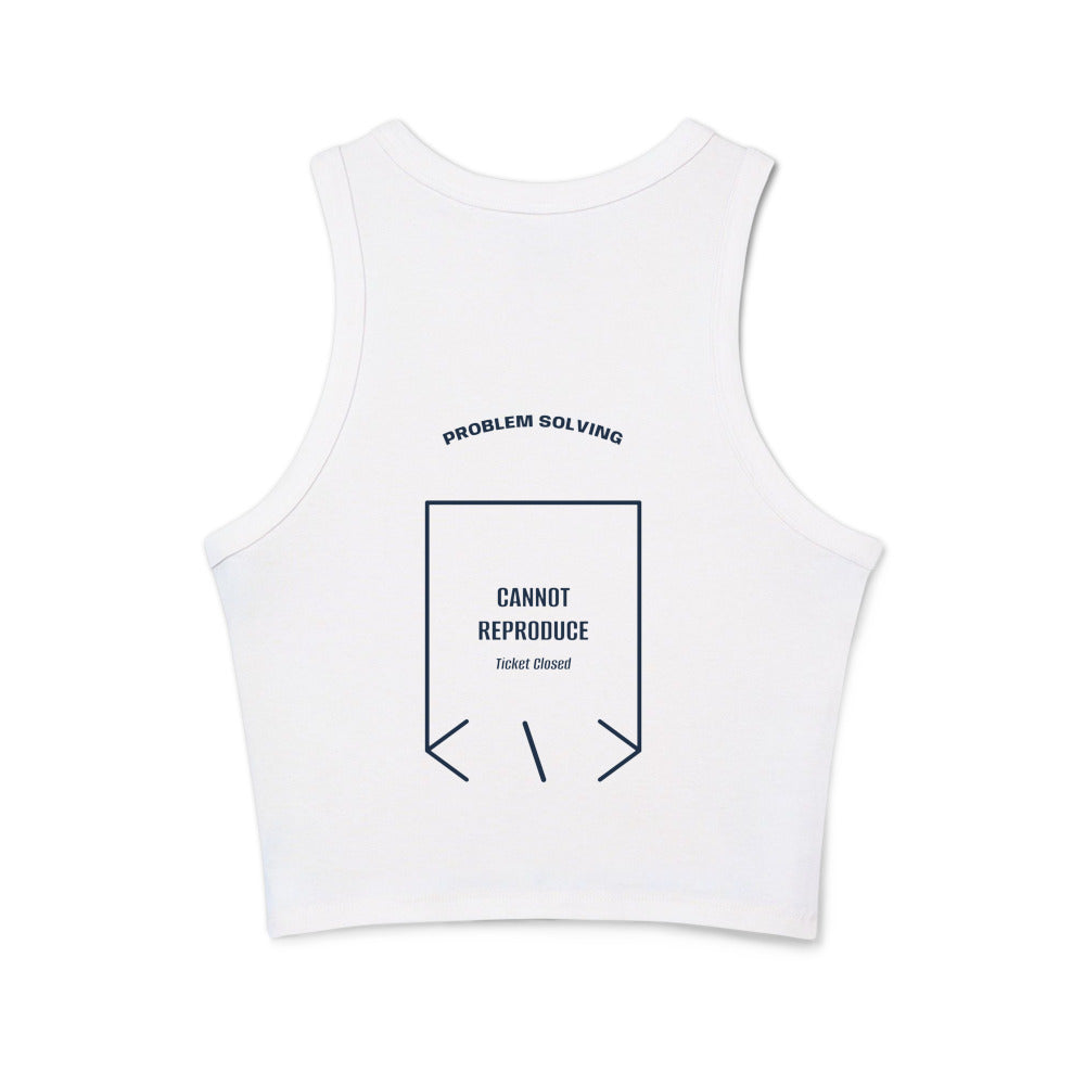 Cannot Reproduce — Solid White Blend Solid Navy Blend back mockup