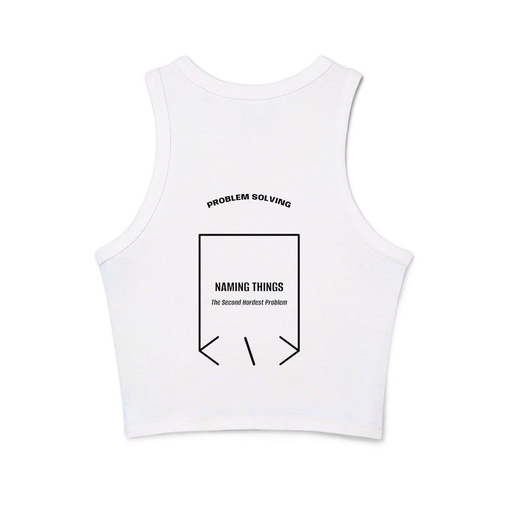 Naming Things — Solid White Blend Solid Black Blend back mockup