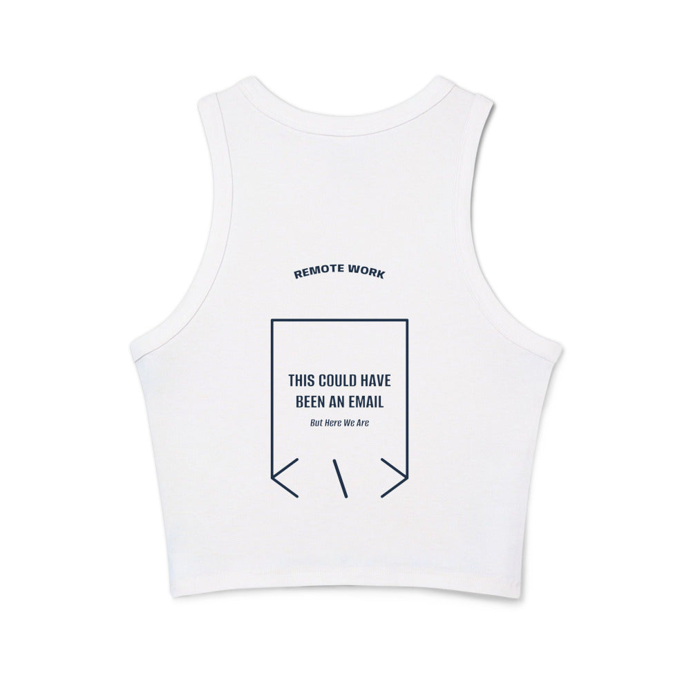 This Could Have Been An Email — Solid White Blend Solid Navy Blend back mockup