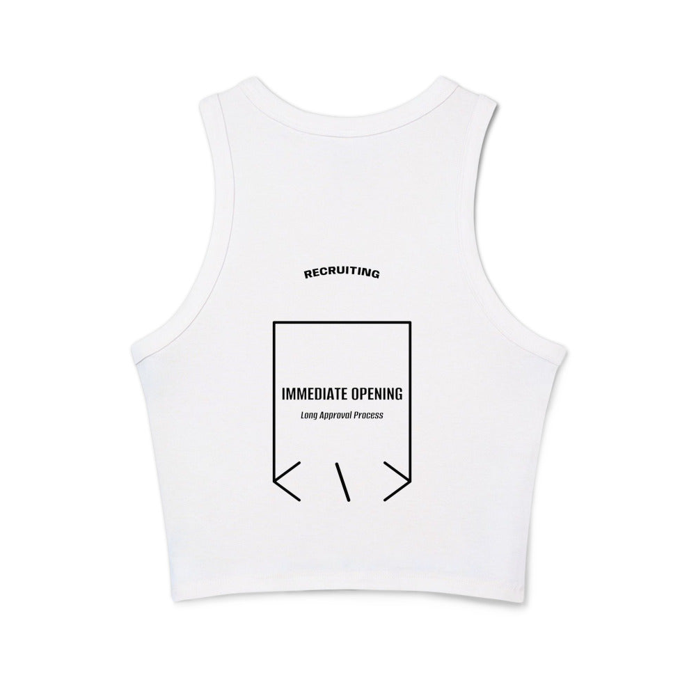 Immediate Opening — Solid White Blend Solid Black Blend back mockup