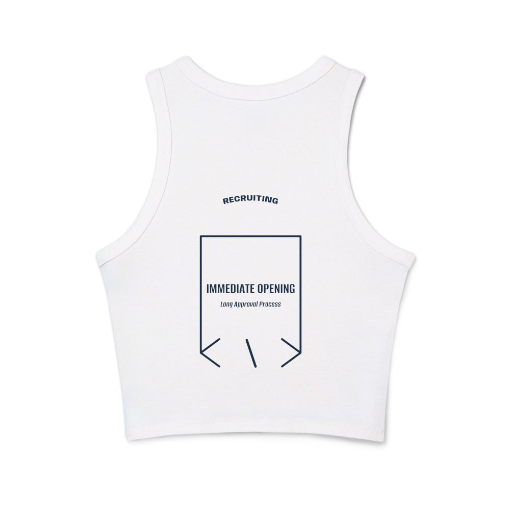 Immediate Opening — Solid White Blend Solid Navy Blend back mockup